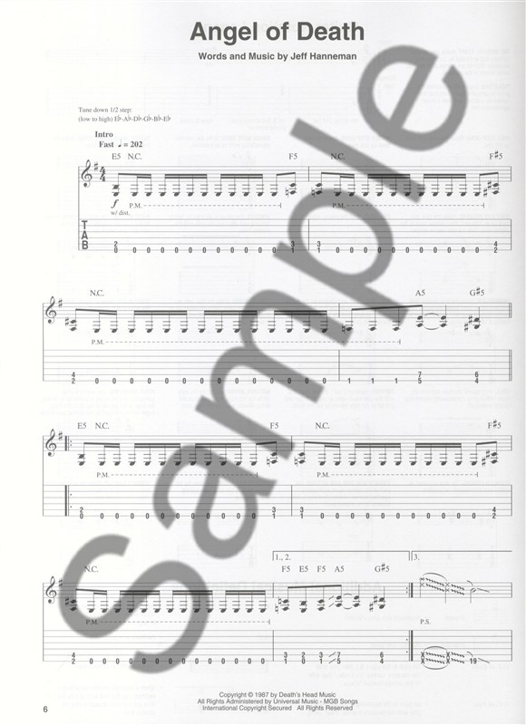 Guitar Play-Along Volume 156: Slayer