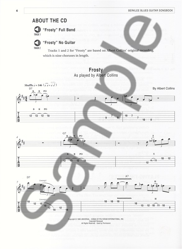 Berklee Blues Guitar Songbook