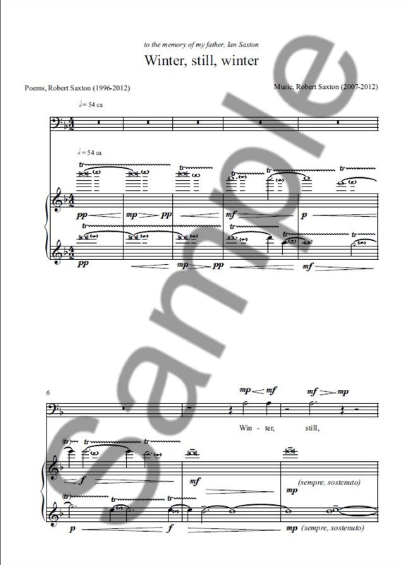 Time And The Seasons: A Song Cycle