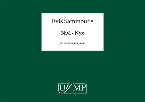 Evis Sammoutis: 'Νυξ - Nyx' (Score And Parts)
