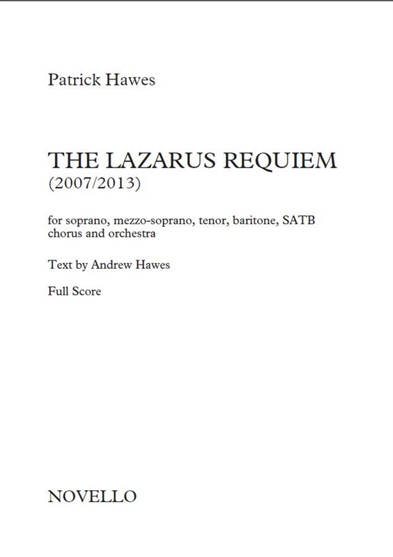 Patrick Hawes: Lazarus Requiem (Full Score)