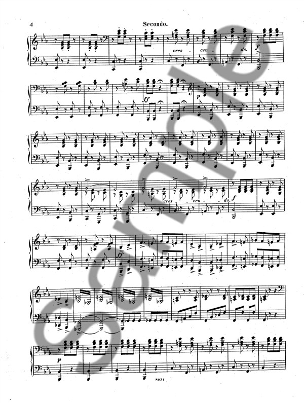Keler Bela: Lystspil Ouverture Op. 73 For 4-hændigt Klaver