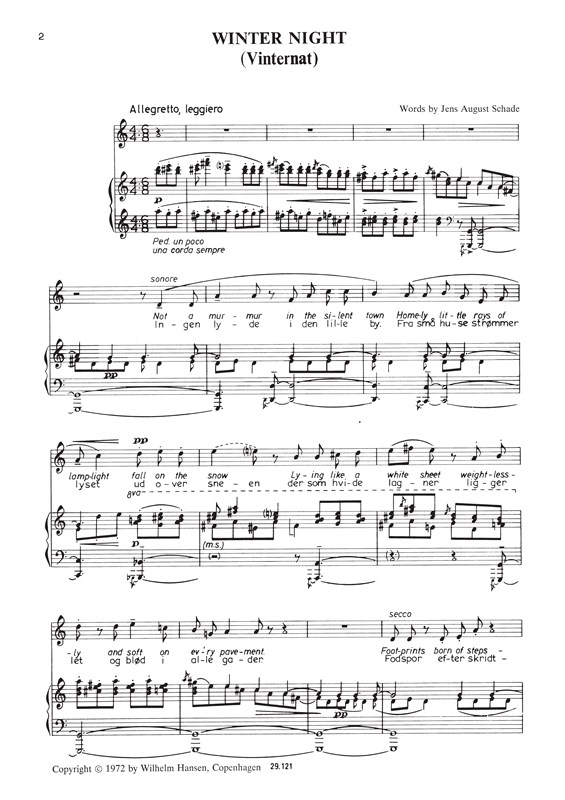 Per Nørgård: 6 Songs From Opus 14