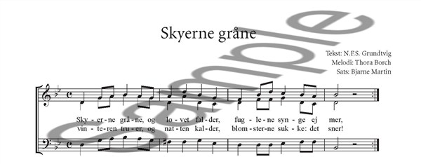 Grundtvig: Skyerne Grane