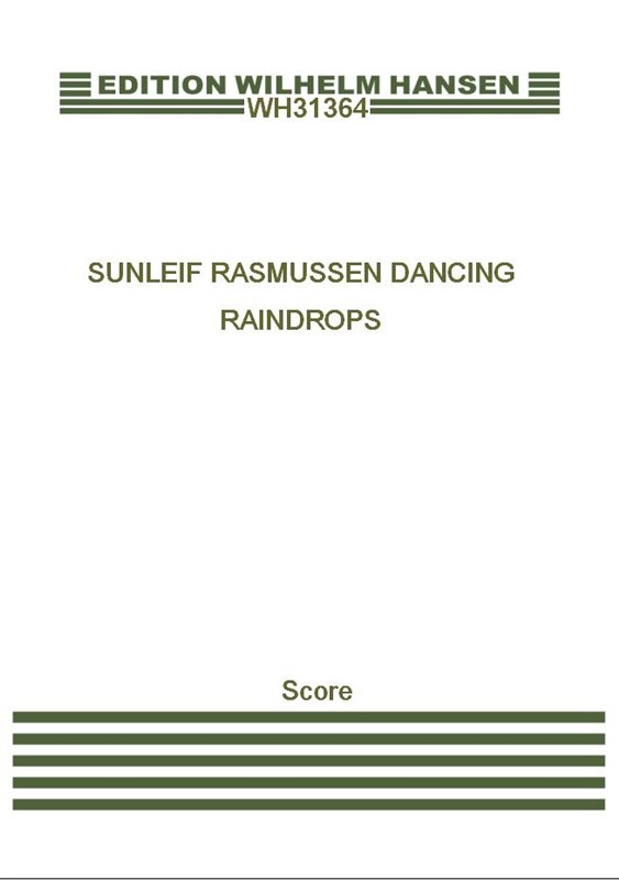 Sunleif Rasmussen: Dancing Raindrops (Score)