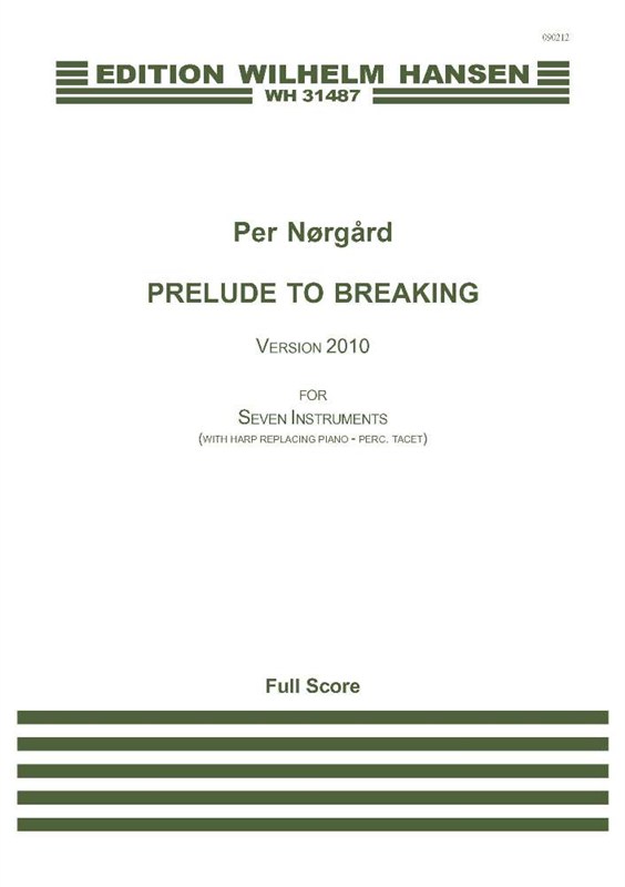 Per Nrgrd Prelude To Breaking (Score) Vers. 2010