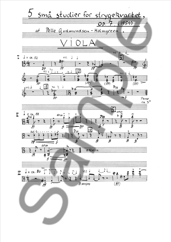 Pelle Gudmundsen - Holmgreen: String Quartet No.6