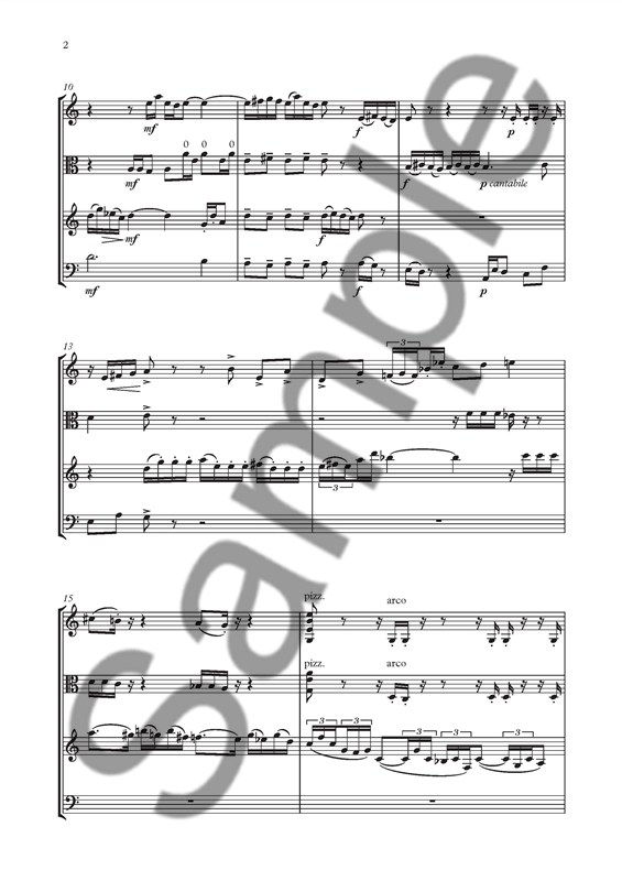 Jrgen Jersild: Quartet (Score)
