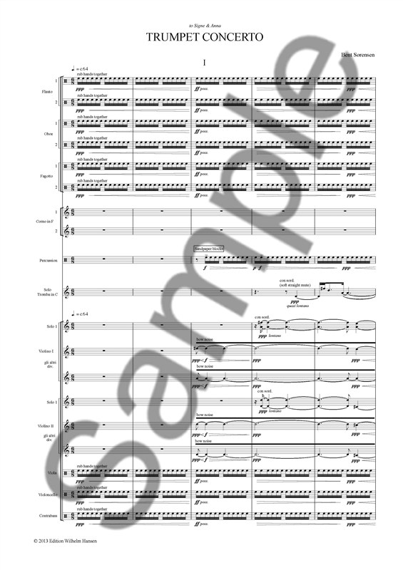 Bent Sørensen: Trumpet Concerto
