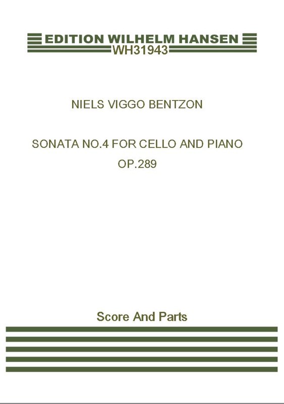 Sonata No. 4 For Cello And Piano: Op.289