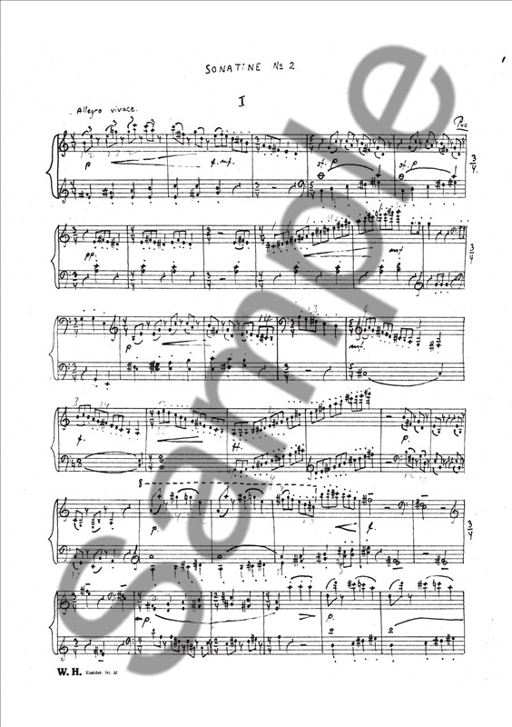Poul Rovsing Olsen: Sonatine Nr.2 Op.23 (Piano)