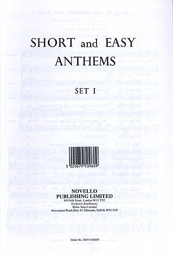 Short And Easy Anthems: Set 1