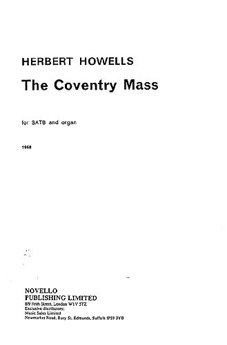 Herbert Howells: Coventry Mass (Vocal Score)