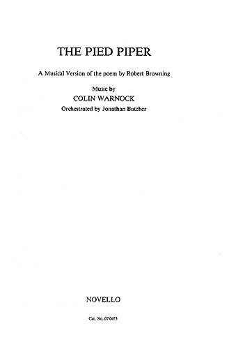 Colin Warnock: The Pied Piper (Vocal Score)