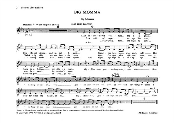 Debbie Campbell: Big Momma (Vocal Score)