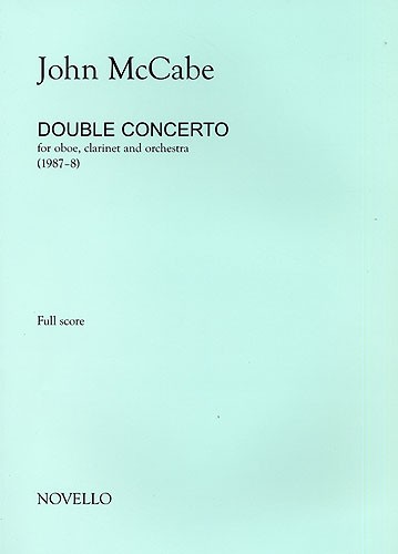 John McCabe: Double Concerto For Oboe, Clarinet and Orchestra (Study Score)