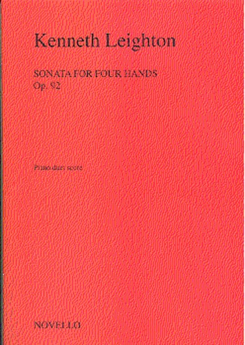 Kenneth Leighton: Sonata For Four Hands Op. 92