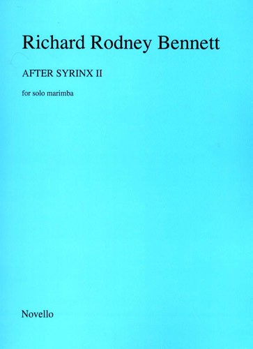 Richard Rodney Bennett: After Syrinx II For Solo Marimba