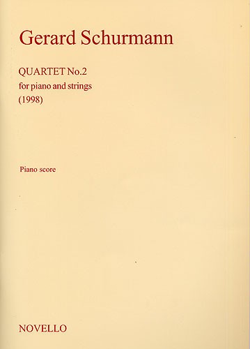 Gerard Schurmann: Quartet No.2 For Piano and Strings (Score/Parts)