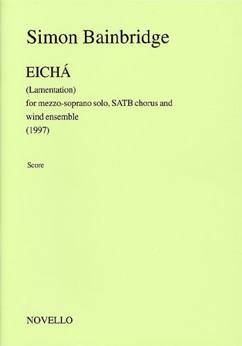 Simon Bainbridge: Eicha (Study Score)