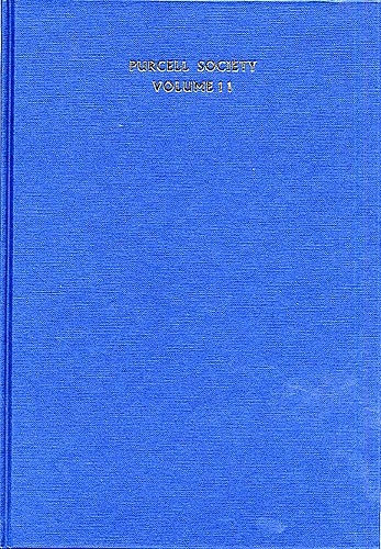 Purcell Society Volume 11 - Birthday Odes For Queen Mary Part 1 (Paperback)
