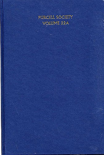 Purcell Society Volume - 22A Catches (Cloth Bound)