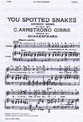 Armstrong Gibbs: You Spotted Snakes