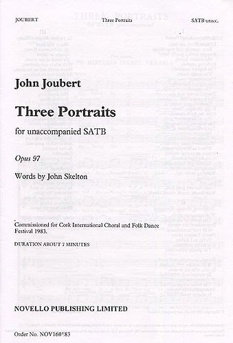 John Joubert: Three Portraits Op.97