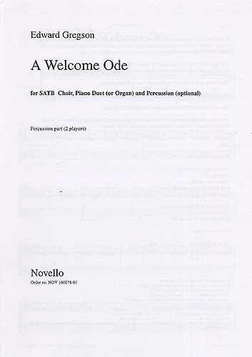 Edward Gregson: A Welcome Ode (Score)