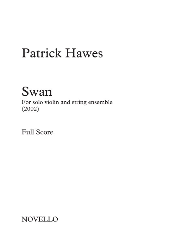 Patrick Hawes: Swan (Full Score)
