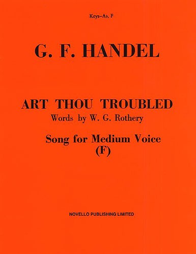 Handel: Art Thou Troubled (Medium Voice)