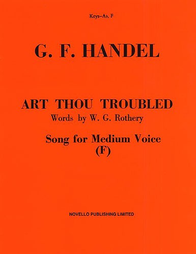 Handel: Art Thou Troubled (Medium Voice)