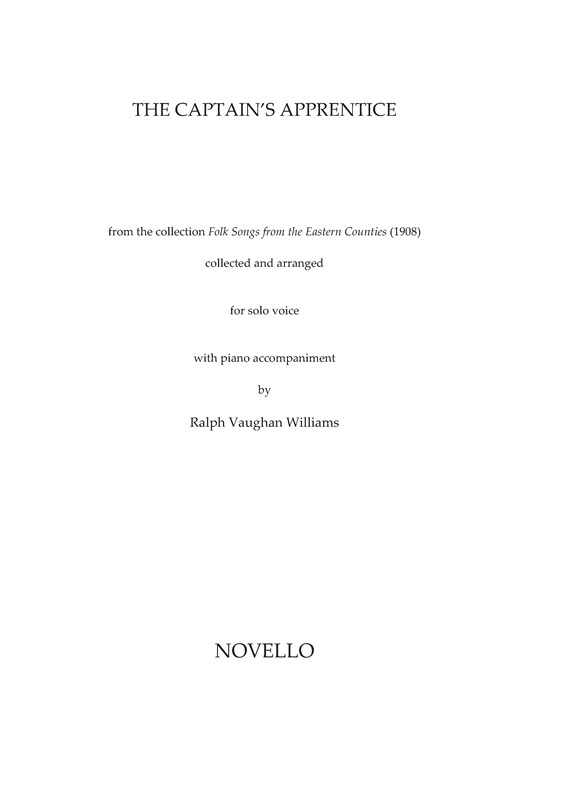 Ralph Vaughan Williams: The Captain's Apprentice (Norfolk)