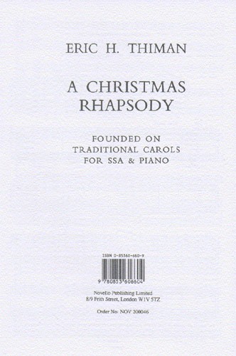 Eric Thiman: A Christmas Rhapsody