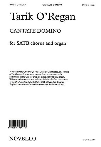 Tarik O'Regan: Cantate Domino