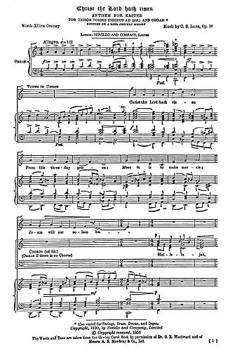 C.S. Lang: Christ The Lord Hath Risen
