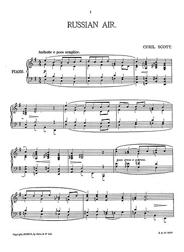 Scott: A Complete Little Russian Suite for Piano