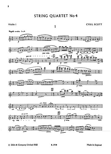 Scott: String Quartet No.4 (Score)