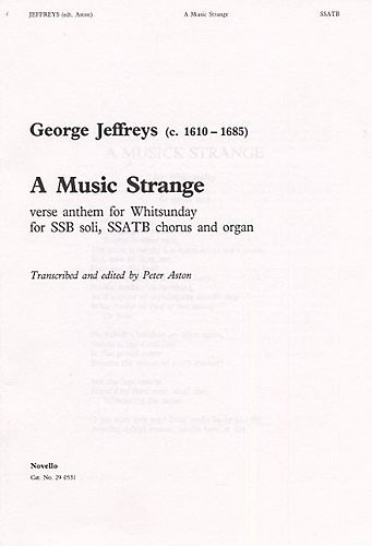 George Jeffreys: A Music Strange
