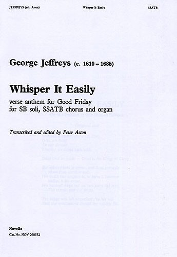 George Jeffreys: Whisper It Easily