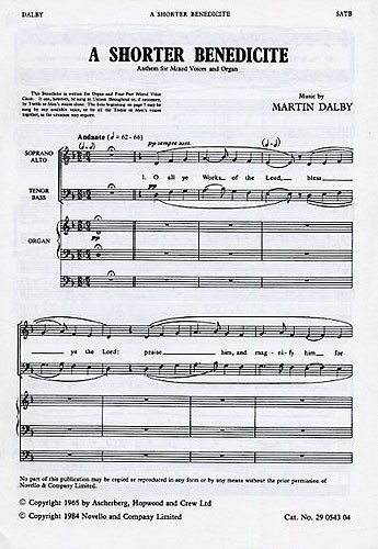 Martin Dalby: Shorter Benedicte