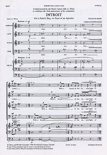 Francis Shaw: Introit