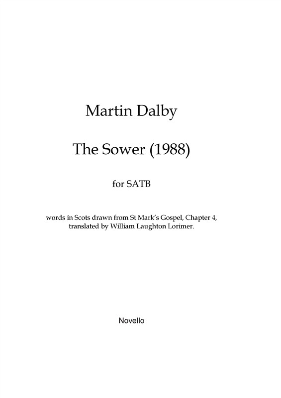 Martin Dalby: The Sower (1988)