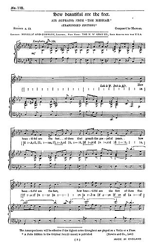 G.F. Handel: How Beautiful Are The Feet In F Minor