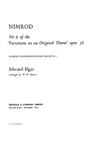 Edward Elgar: Nimrod (Organ)