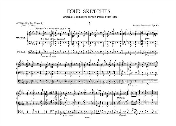 Robert Schumann: Four Sketches Op.58 No.1-2