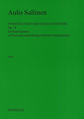 Aulis Sallinen: Introduction And Tango Overture (Score)