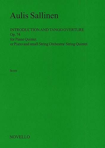 Aulis Sallinen: Introduction And Tango Overture (Score)