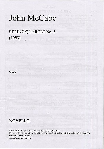 McCabe: String Quartet No. 5 (Parts)