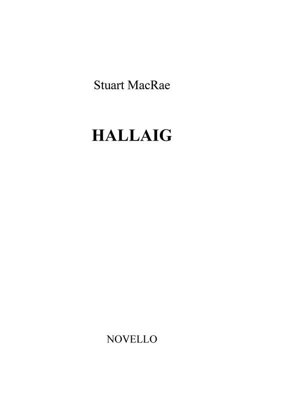 Stuart MacRae: Hallaig - Score